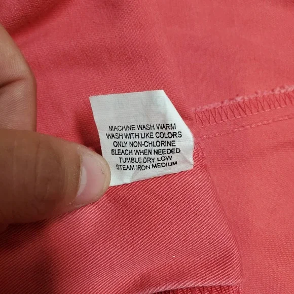 Vintage Polo Ralph Lauren Tyler Short Mens Size 40 Coral Pink Chino Pleated - Picture 5 of 8